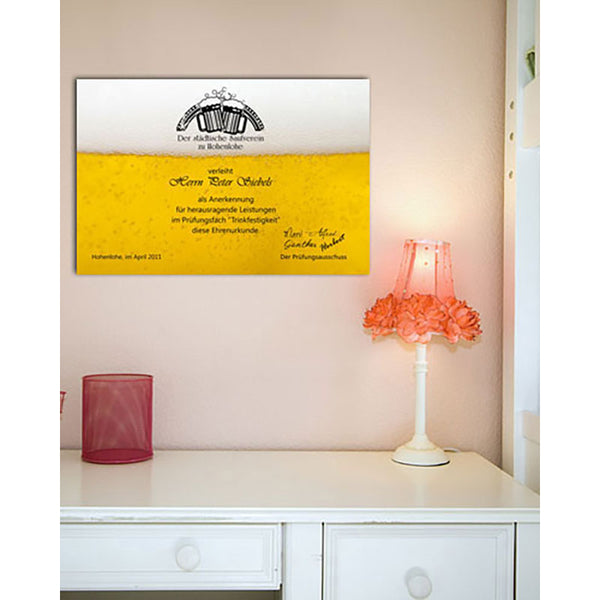 Persönliche Textbotschaft - Trinkfestigkeit - Romantische Liebesbotschaft