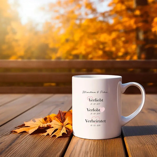 Personalisierte Tasse Hochzeit - VVV