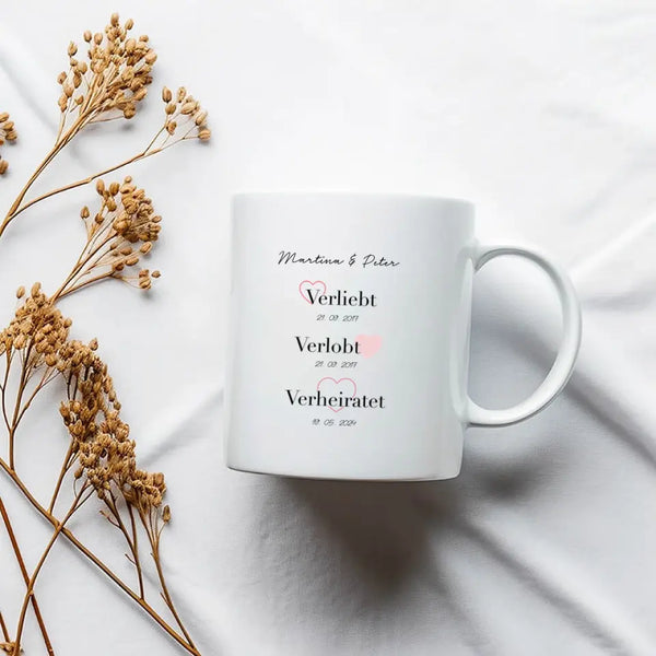 Personalisierte Tasse Hochzeit - VVV