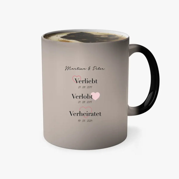 Personalisierte Tasse Hochzeit - VVV