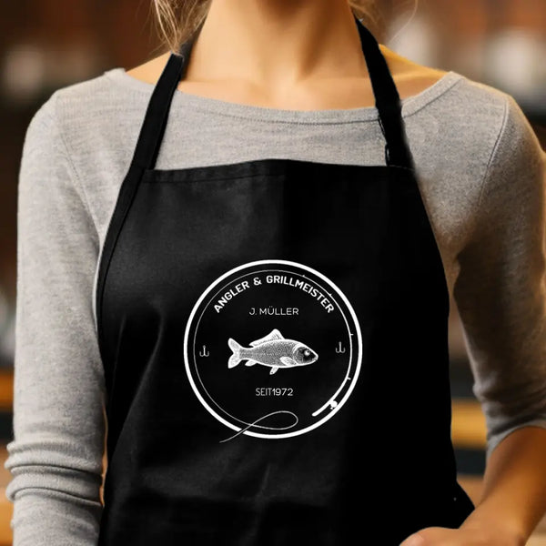 Personalisierte Grillschürze Angeln - Angler aus Leidenschaft