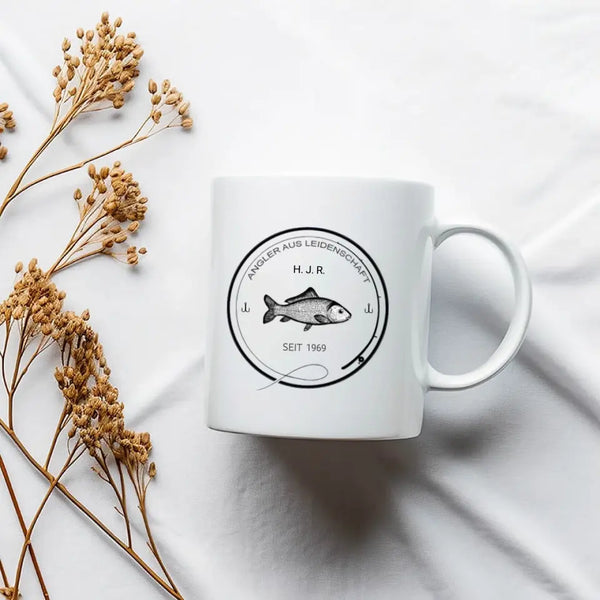 Personalisierte Tasse Angeln - Angler aus Leidenschaft