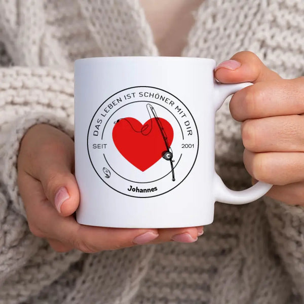 Personalisierte Tasse Angeln - Meine Angel