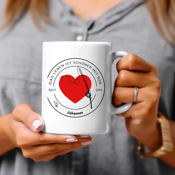 Personalisierte Tasse Angeln - Meine Angel