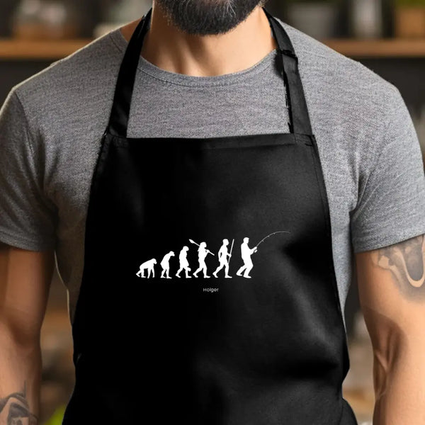 Personalisierte Grillschürze Angeln - Evolution