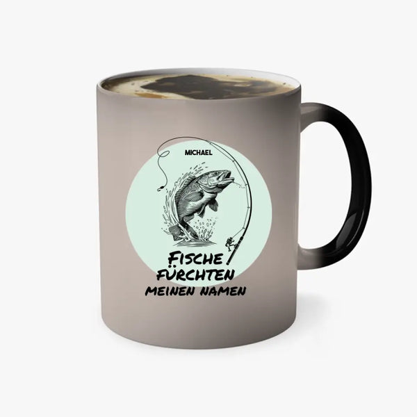 Personalisierte Tasse Angeln - Fische fürchten