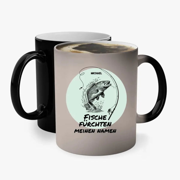 Personalisierte Tasse Angeln - Fische fürchten