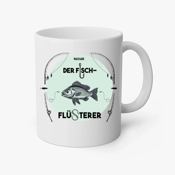 Personalisierte Tasse Angeln - der Fischflüsterer