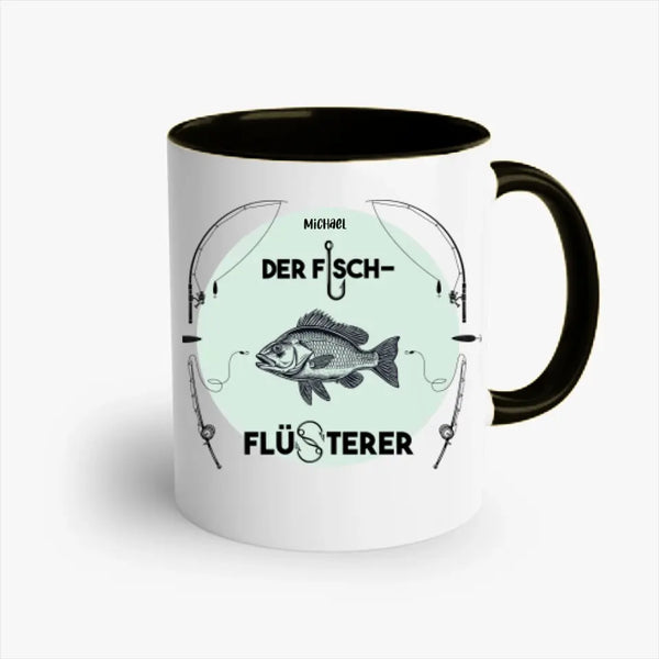 Personalisierte Tasse Angeln - der Fischflüsterer