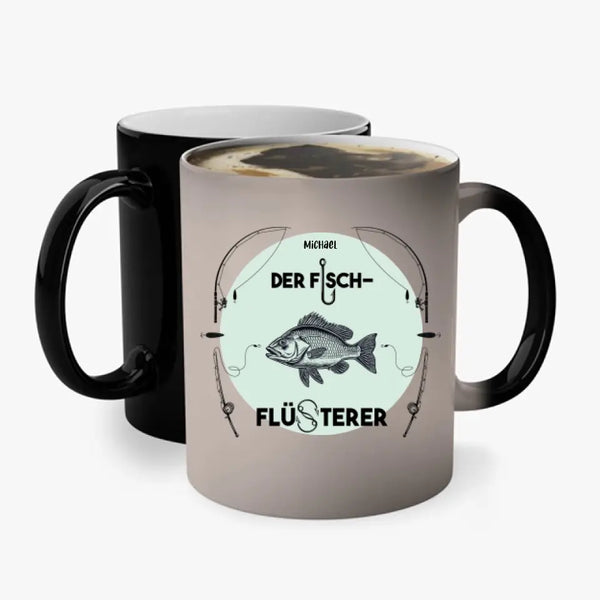 Personalisierte Tasse Angeln - der Fischflüsterer