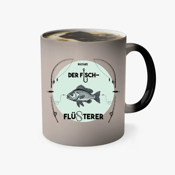 Personalisierte Tasse Angeln - der Fischflüsterer