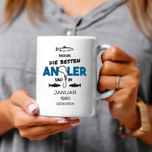 Personalisierte Tasse Angeln - Die besten