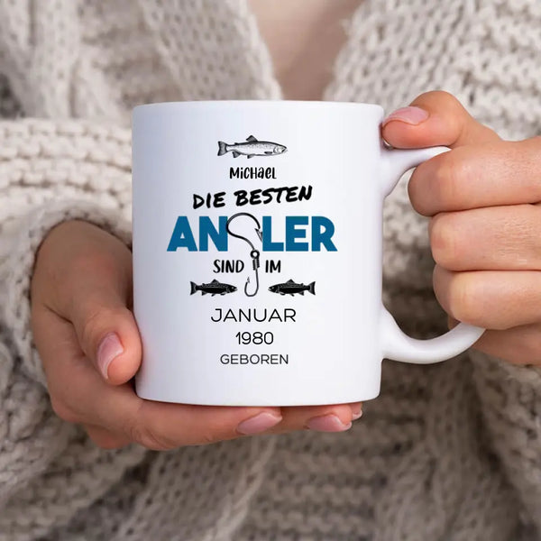 Personalisierte Tasse Angeln - Die besten