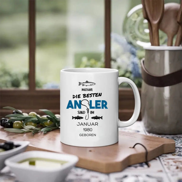 Personalisierte Tasse Angeln - Die besten