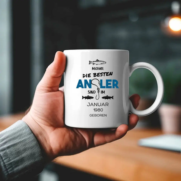 Personalisierte Tasse Angeln - Die besten