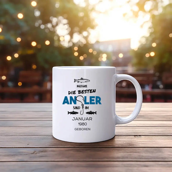 Personalisierte Tasse Angeln - Die besten