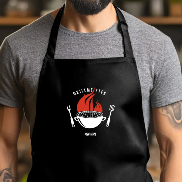 Personalisierte Grillschürze - Grillmeister