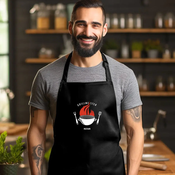 Personalisierte Grillschürze - Grillmeister