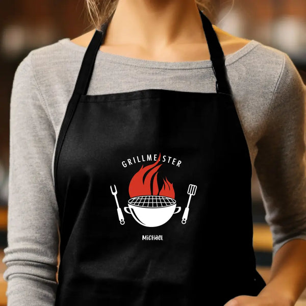 Personalisierte Grillschürze - Grillmeister