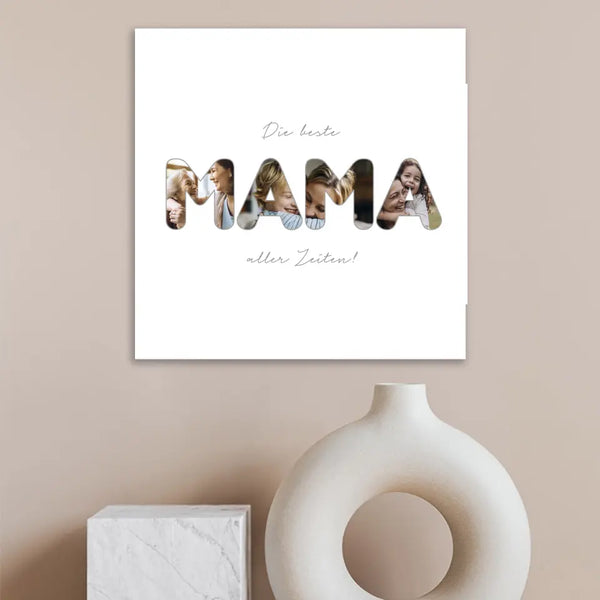 Personalisiertes Bild Muttertag - Wortbild Mama