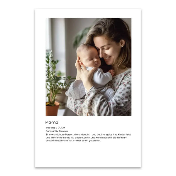 Personalisiertes Bild Muttertag - Definitionsbild