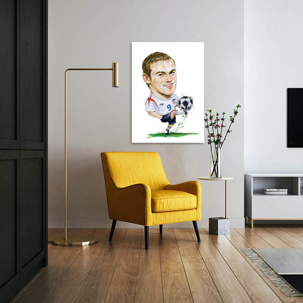 Karikatur vom Foto - Mit rechts (cdi177) - Lustige individuelle Karikatur vom eigenen Foto