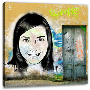 Pop-Art vom Foto - Graffiti 9 (gra109) - Künstlerisches Pop-Art Bild vom eigenen Foto