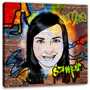 Pop-Art vom Foto - Graffiti 17 (gra117) - Künstlerisches Pop-Art Bild vom eigenen Foto
