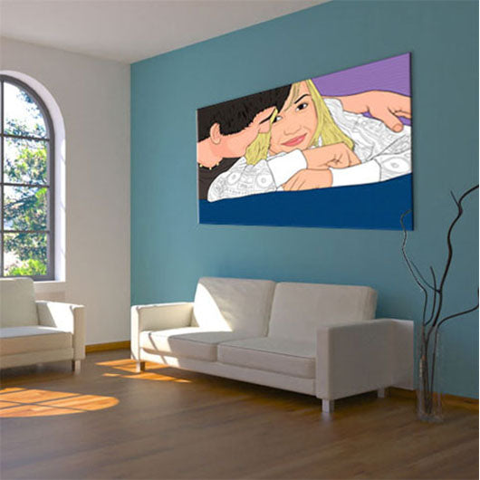 Pop-Art vom Foto - 1-Lichtenstein 02 (li-1-02) - Künstlerisches Pop-Art Bild vom eigenen Foto