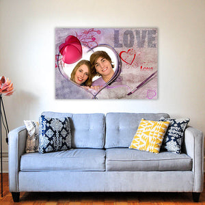 Pop-Art vom Foto - Love 2 (lov2) - Künstlerisches Pop-Art Bild vom eigenen Foto
