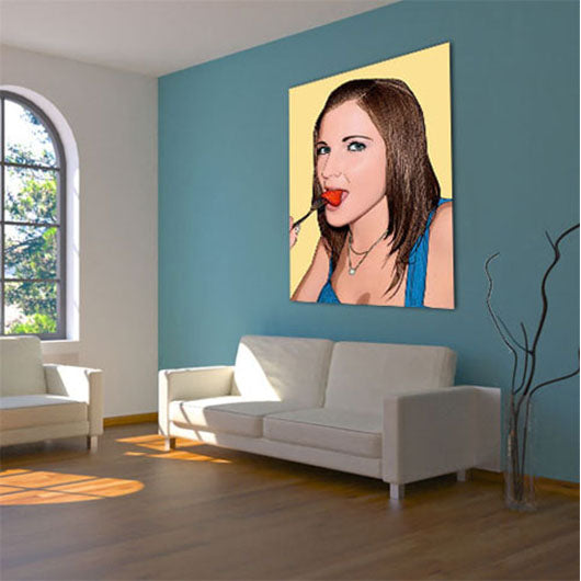 Pop-Art vom Foto - 1-Warhol Classic (wcl-1-05) - Künstlerisches Pop-Art Bild vom eigenen Foto