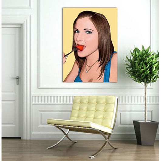 Pop-Art vom Foto - 1-Warhol Classic (wcl-1-05) - Künstlerisches Pop-Art Bild vom eigenen Foto