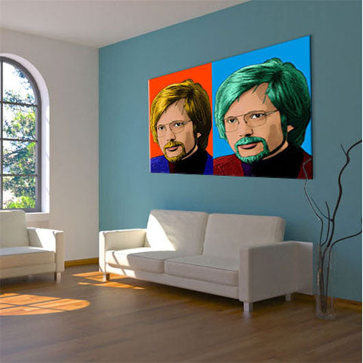 Pop-Art vom Foto - 2-Warhol Classic (wcl-2-01) - Künstlerisches Pop-Art Bild vom eigenen Foto