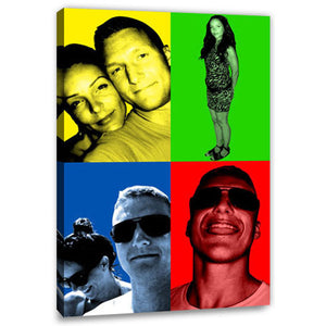 Pop-Art vom Foto - 4-Warhol plus 20 (wpl-4-20) - Künstlerisches Pop-Art Bild vom eigenen Foto