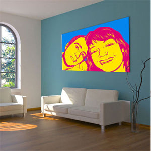 Pop-Art vom Foto - 1-Warhol pure 03 (wpu-1-03) - Künstlerisches Pop-Art Bild vom eigenen Foto