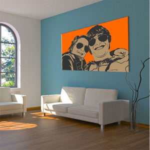 Pop-Art vom Foto - 1-Warhol pure 08 (wpu-1-08) - Künstlerisches Pop-Art Bild vom eigenen Foto