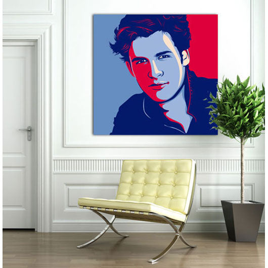 Pop-Art vom Foto - 1-Warhol pure 24 (wpu-1-24) - Künstlerisches Pop-Art Bild vom eigenen Foto