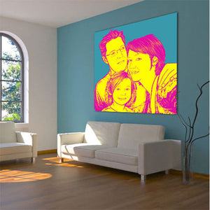 Pop-Art vom Foto - 1-Warhol pure 31 (wpu-1-31) - Künstlerisches Pop-Art Bild vom eigenen Foto