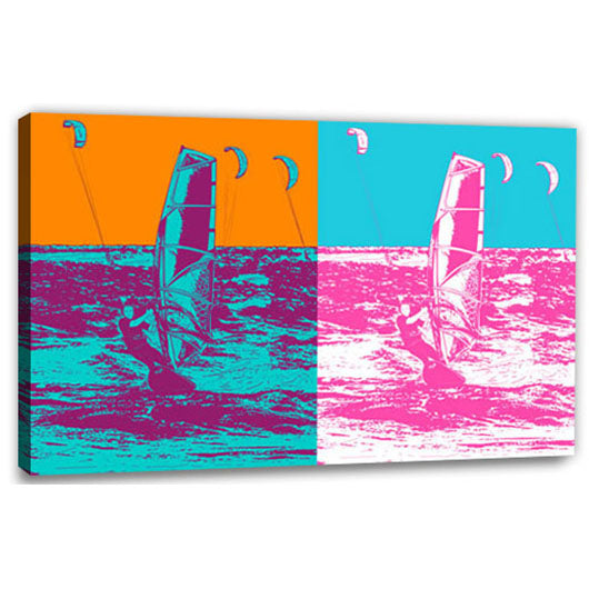 Pop-Art vom Foto - 2-Warhol pure 12 (wpu-2-12) - Künstlerisches Pop-Art Bild vom eigenen Foto