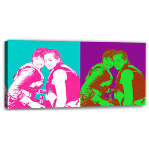 Pop-Art vom Foto - 2-Warhol pure 21 (wpu-2-21) - Künstlerisches Pop-Art Bild vom eigenen Foto