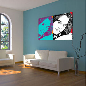 Pop-Art vom Foto - 2-Warhol pure 22 (wpu-2-22) - Künstlerisches Pop-Art Bild vom eigenen Foto