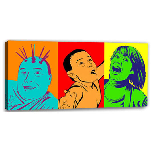 Pop-Art vom Foto - 3-Warhol pure 01 (wpu-3-01) - Künstlerisches Pop-Art Bild vom eigenen Foto