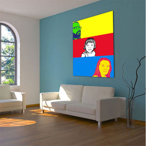 Pop-Art vom Foto - 3-Warhol pure 12 (wpu-3-12) - Künstlerisches Pop-Art Bild vom eigenen Foto