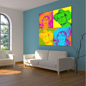 Pop-Art vom Foto - 4-Warhol pure 07 (wpu-4-07) - Künstlerisches Pop-Art Bild vom eigenen Foto