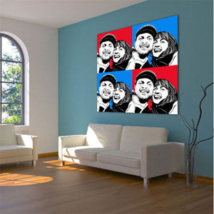 Pop-Art vom Foto - 4-Warhol pure 13 (wpu-4-13) - Künstlerisches Pop-Art Bild vom eigenen Foto