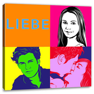 Pop-Art vom Foto - 4-Warhol pure 23 (wpu-4-23) - Künstlerisches Pop-Art Bild vom eigenen Foto