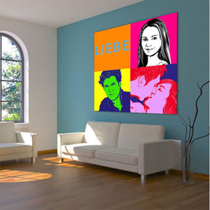 Pop-Art vom Foto - 4-Warhol pure 23 (wpu-4-23) - Künstlerisches Pop-Art Bild vom eigenen Foto