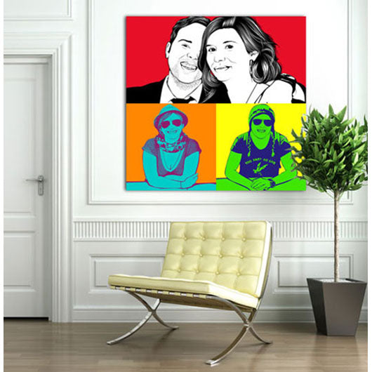 Pop-Art vom Foto - 4-Warhol pure 37 (wpu-4-37) - Künstlerisches Pop-Art Bild vom eigenen Foto
