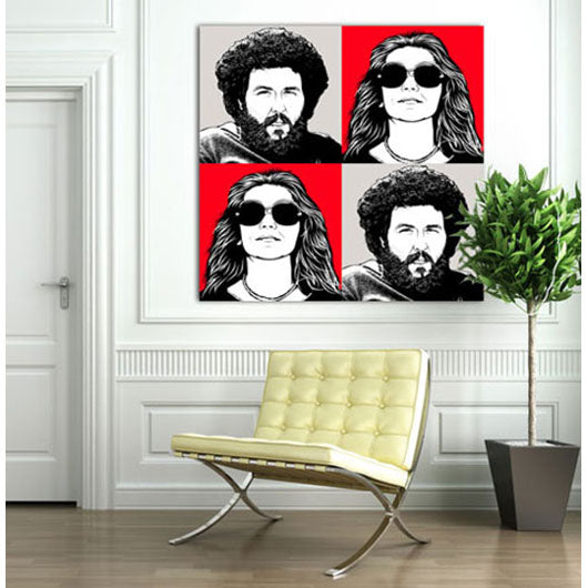 Pop-Art vom Foto - 4-Warhol pure 71 (wpu-4-71) - Künstlerisches Pop-Art Bild vom eigenen Foto