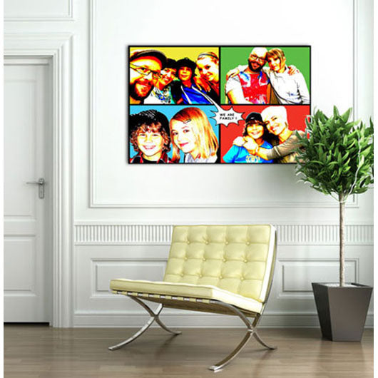 Pop-Art vom Foto - 4-Warhol pure 72 (wpu-4-72) - Künstlerisches Pop-Art Bild vom eigenen Foto